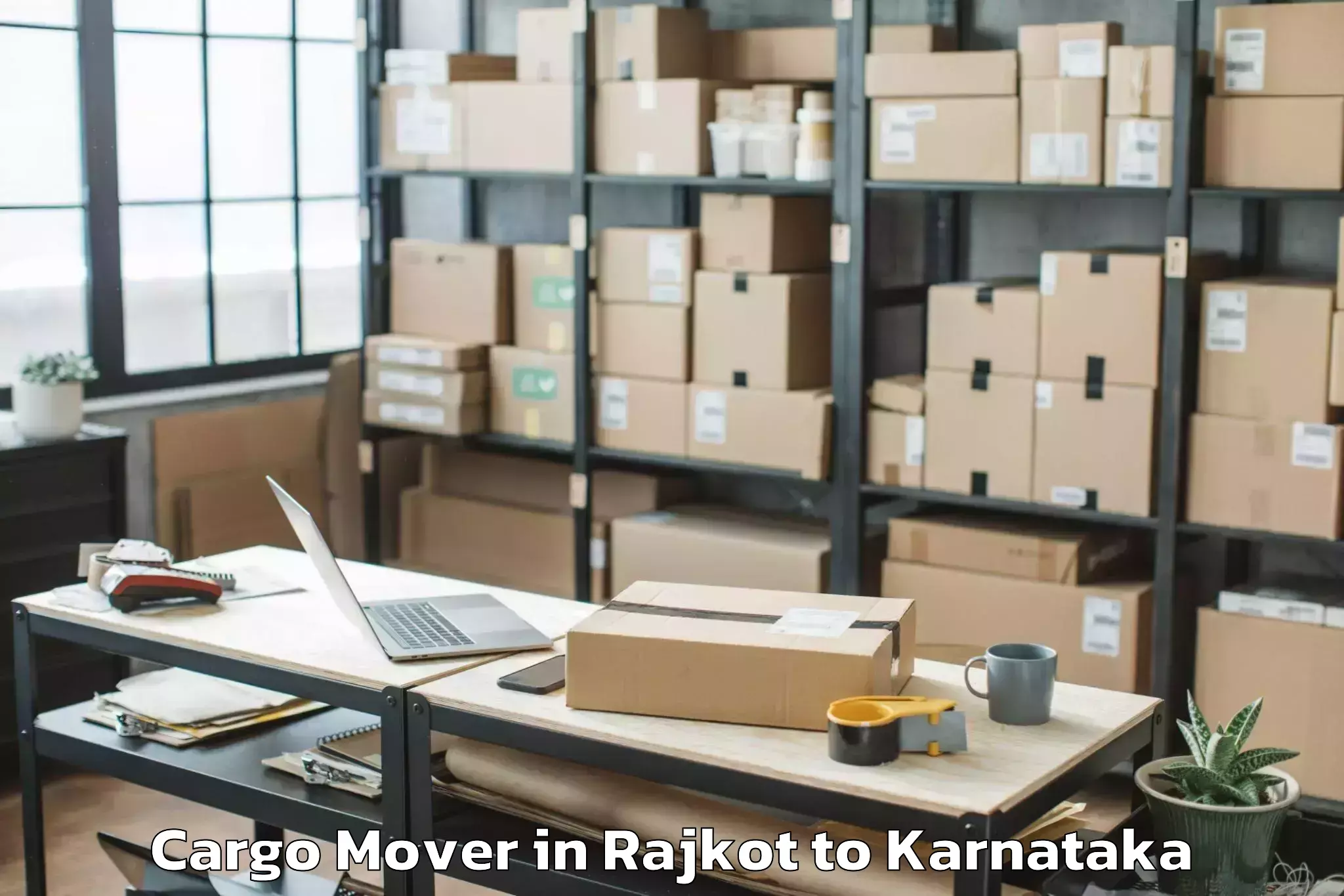 Top Rajkot to Yenepoya University Mangalore Cargo Mover Available